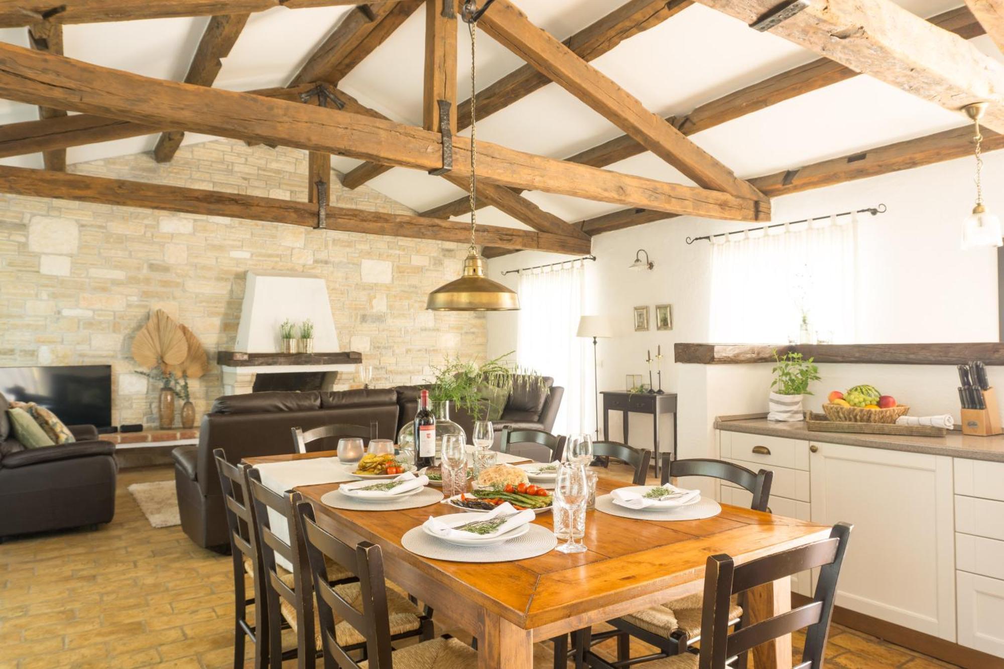 Villa Melissa - Istrisches Steinhaus Mit Pool In Guter Lage Sveti Lovreč Pazenatički Buitenkant foto